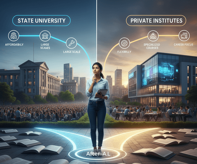 University or Private Institute? Choosing the Right Path After A/L